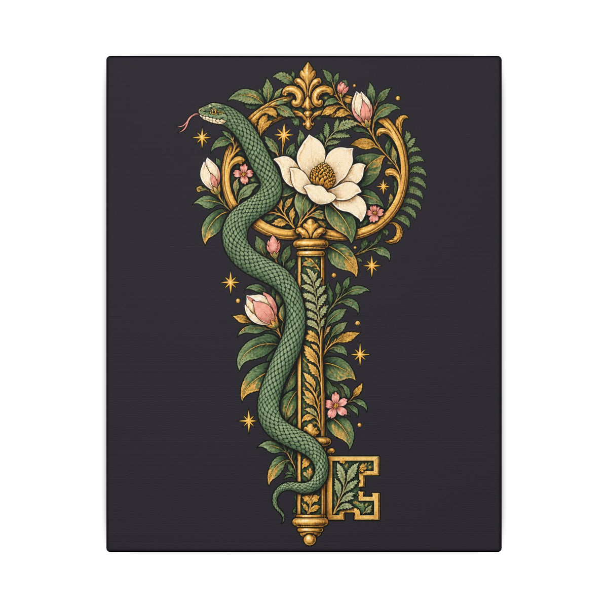 Magnolia Key — Matte Stretched Canvas