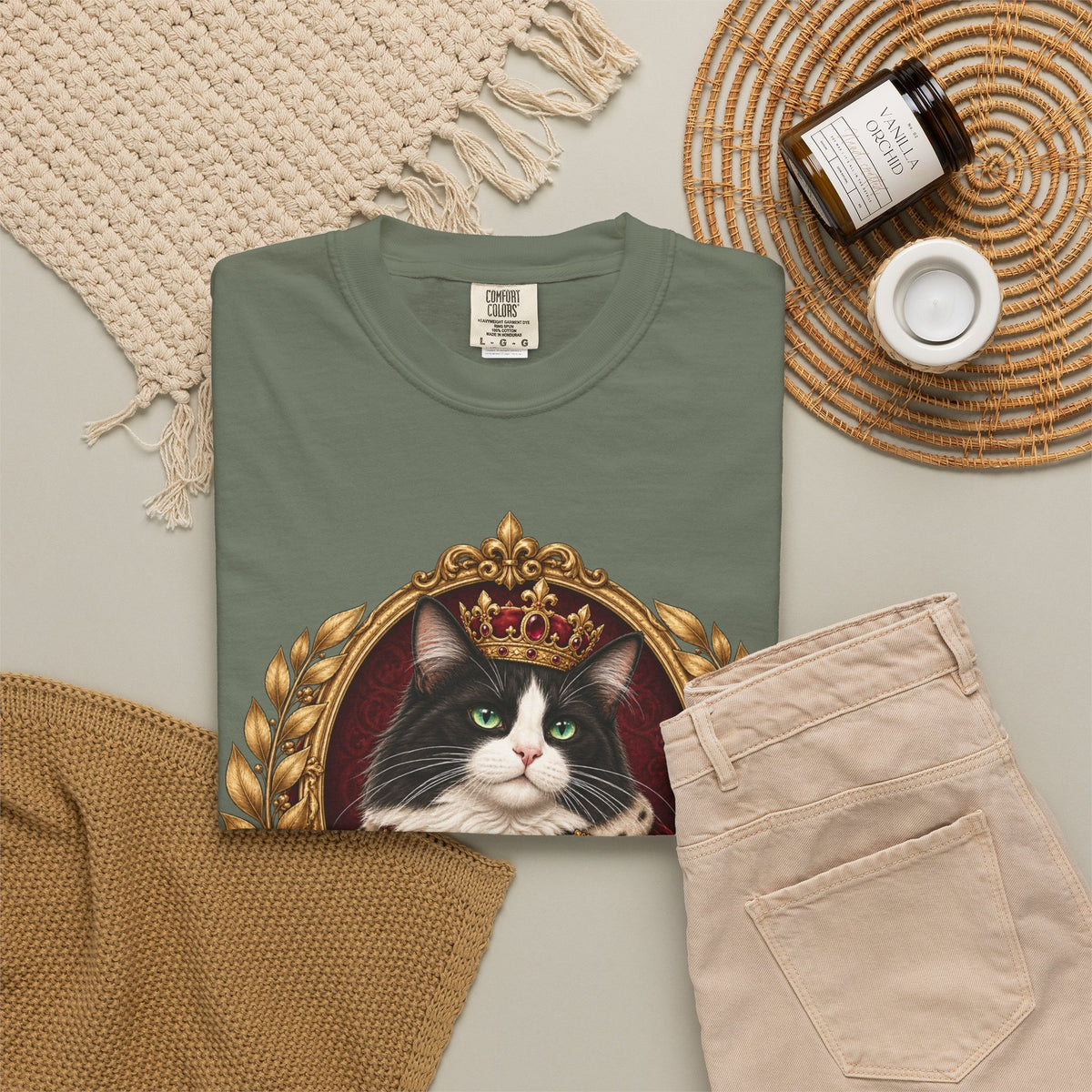 Royal Pet — Custom Pet Portrait Premium Tee