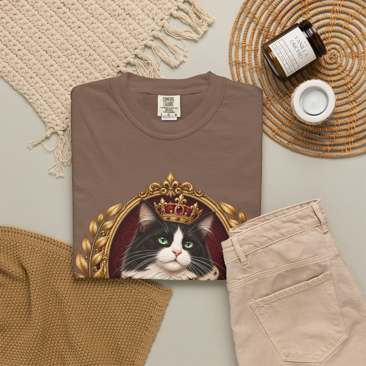 Royal Pet — Custom Pet Portrait Premium Tee