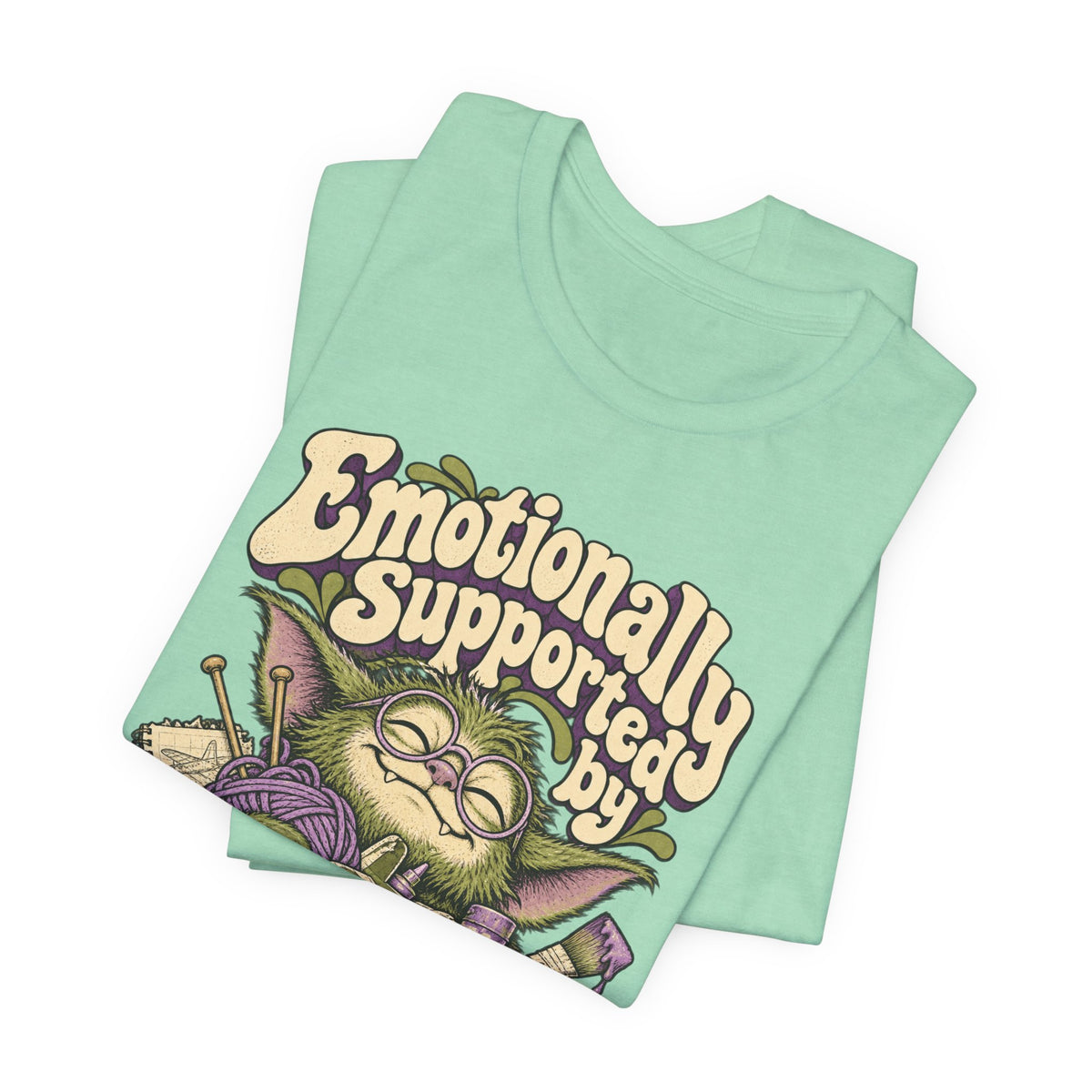 Emotionally Supported by Unfinished Hobbies — Unisex Tee