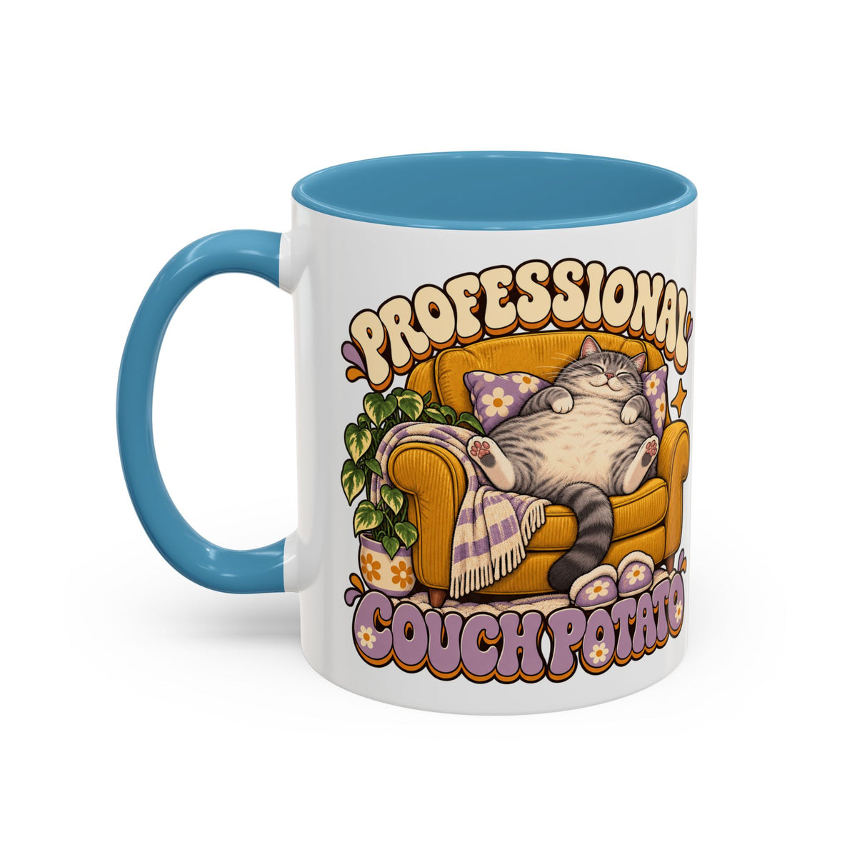 Couch Potato — Custom Pet Portrait Accent Mug