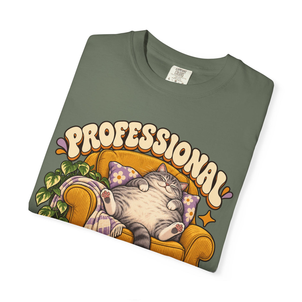 Couch Potato — Custom Pet Portrait Premium Tee
