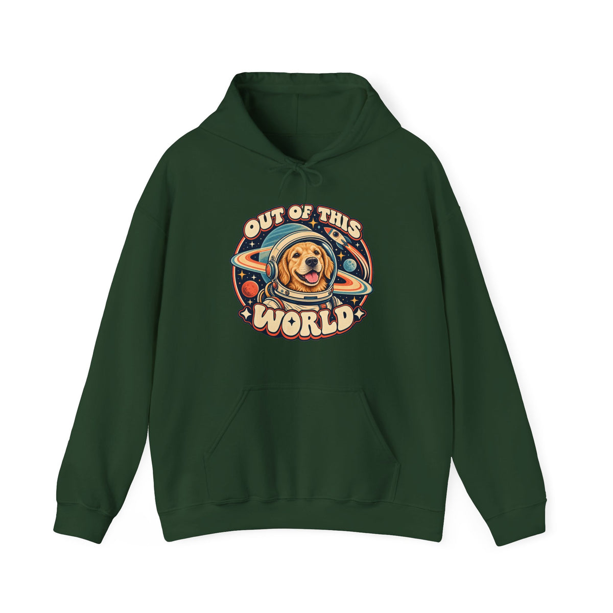 Space Cadet — Custom Pet Portrait Hoodie