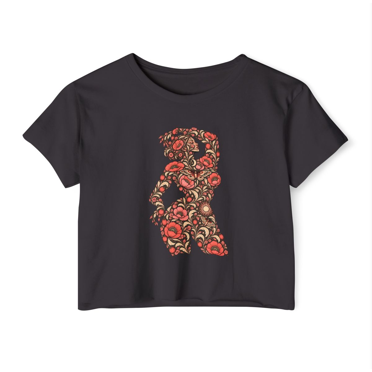 Floral Muse — Festival Crop Top — front — view 9