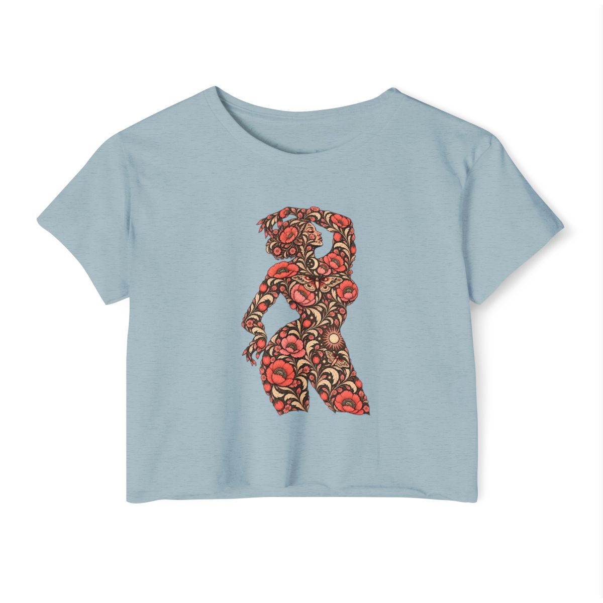 Floral Muse — Festival Crop Top — front — view 5