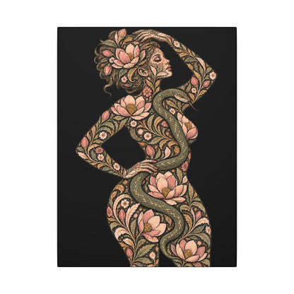 Serpent Magnolia Muse canvas — front