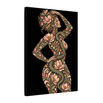 Serpent Magnolia Muse canvas — side
