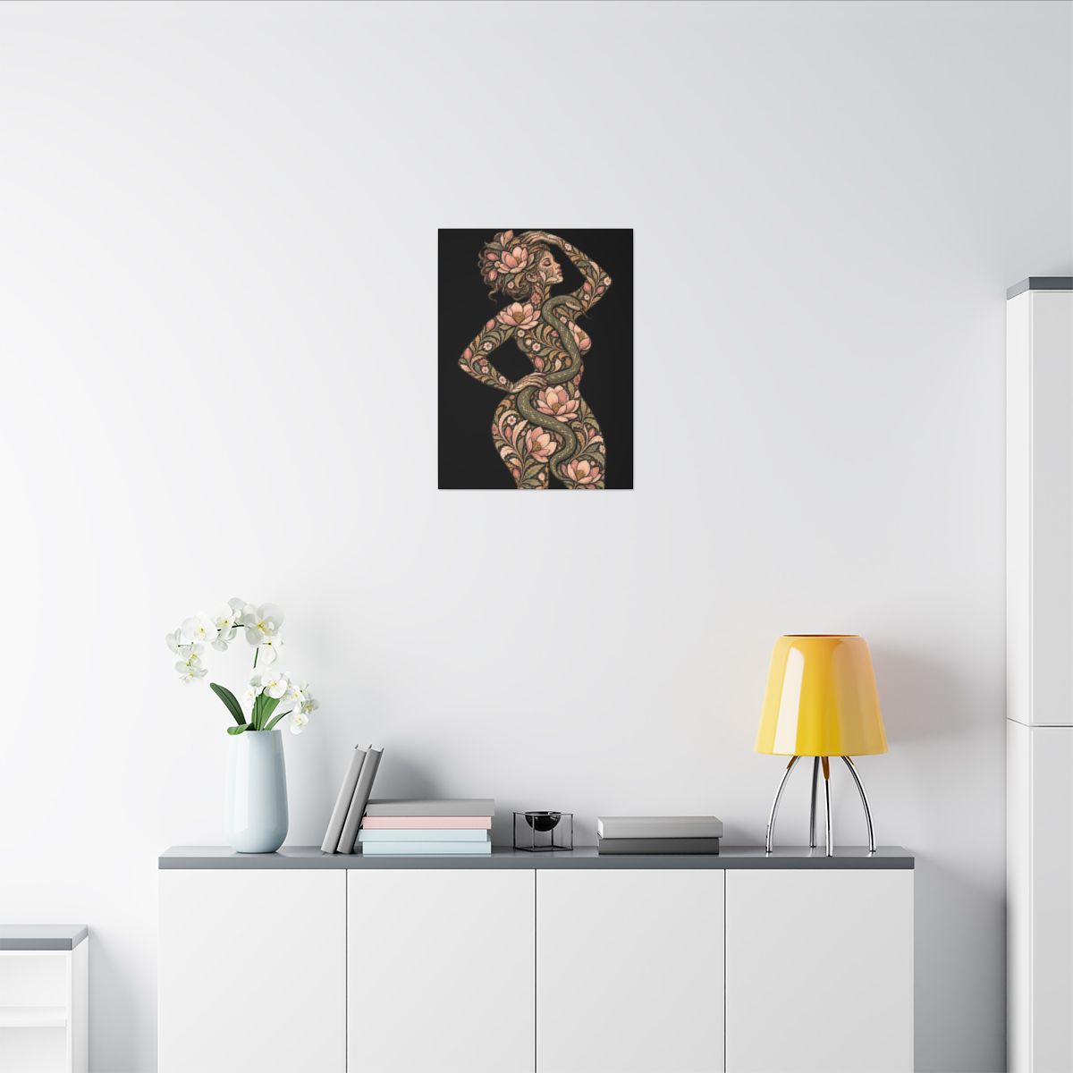 Serpent Magnolia Muse canvas — context-2