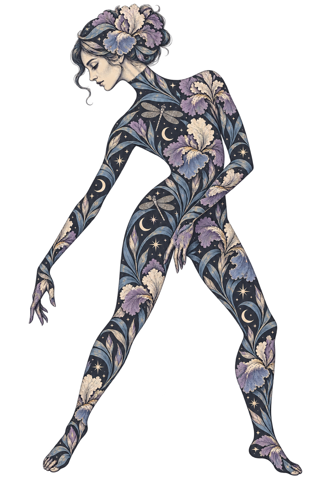 Iris Nocturne silhouette